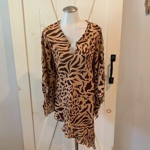 Animal Print Mini Dress